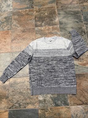 Goodfellow & Co Gray Ombre Crewneck Sweater